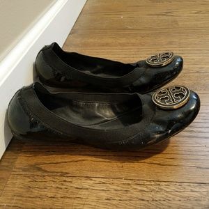 Tory Burch Caroline Black Flats